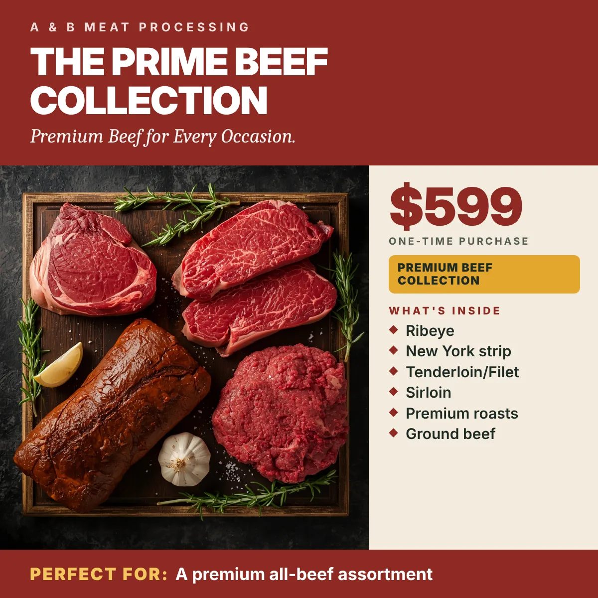 The Prime Beef Collection — product photograph